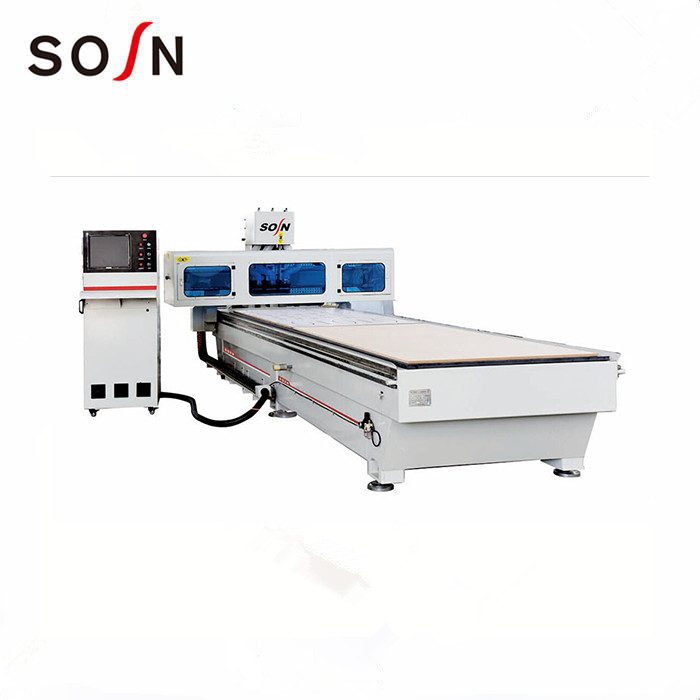 Double working table CNC router SX1350B-3